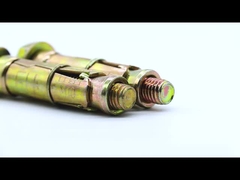 カーボン・スティール 色彩のある亜鉛塗装 袖拡張アンカーボルト 穴 C/W ヘックスナッツ & ワッサー