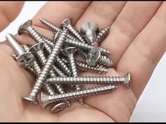 横切断した反沈頭 自律タップスクリュー