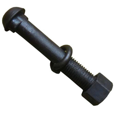 購入 円形のヘッド柵の魚のボルトDIN 5903 - 1の楕円の首の継目板ボルトASME B18.10 online manufacture