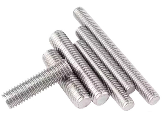 購入 ステンレス鋼 ASTM A194 Gr.8M CLASS 2/A194 8M パイプラインフレンジ用のハックスナッツ付きフルスレッドストッドボルト online manufacture