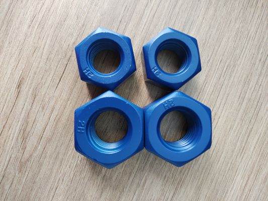 購入 Heavy Hexagon Nuts Made of A194 2H with Blue PTFE Coating オンライン製造