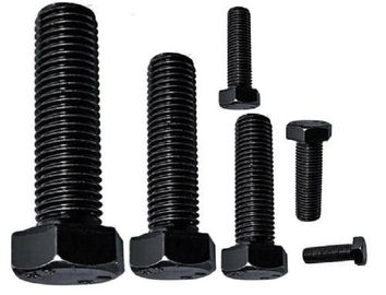 購入 完全な/任意部分的な糸のタイプ黒いめっきの炭素鋼の六角頭のボルト online manufacture