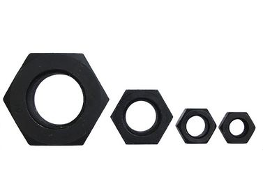 購入 良い糸とタイプをめっきする炭素鋼の六角形のロックナットの黒 online manufacture