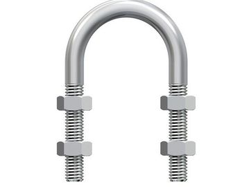 購入 Uの形のボルトおよびナット アセンブリは、めっきされた電流を通された金属ハードウェアを亜鉛でメッキする online manufacture