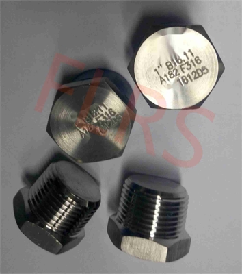 通された六角形の頭部のプラグのステンレス鋼の管付属品A182 F316 ASME B16.11