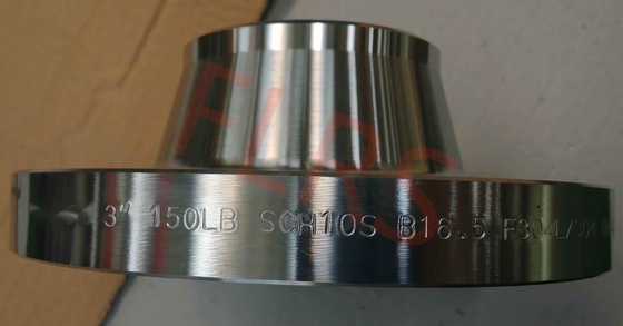 A182 F304/304Lによって上げられる表面溶接の首のステンレス鋼の管のフランジSCH10S 3インチ