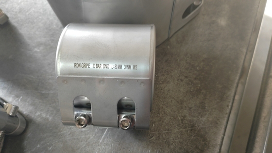 パイプライン修理コップリング/クランプ GRIPタイプ SS304素材 EPDM ラインナー