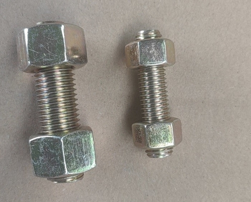 重クロム酸塩によってめっきされる通されたスタッドのボルト六角形のナットの洗濯機ASME A193