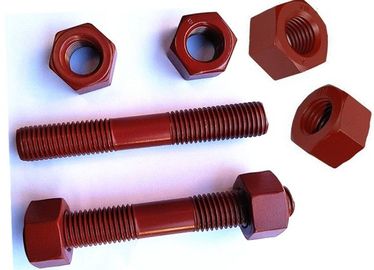 高温抵抗力があるPTFEの倍の端はナットが付いているスタッドのボルトに通した
