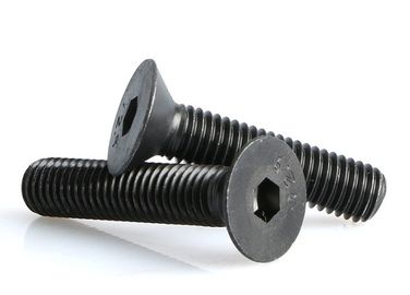 黒い酸化物の炭素鋼の平らなさら穴を開けられたソケットのヘッド ボルトDIN 7991標準