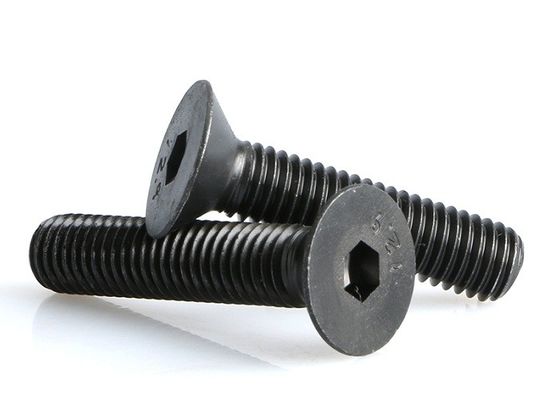 品質 黒い酸化物の炭素鋼の平らなさら穴を開けられたソケットのヘッド ボルトDIN 7991標準 工場